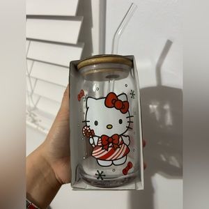 Hello Kitty Christmas Cup Glass!